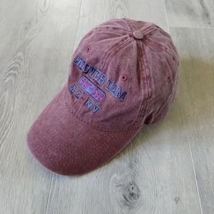 Hoover Dam Hat Baseball Cap Red Blue Cotton adjustable Strap OSFA Arizona Nevada